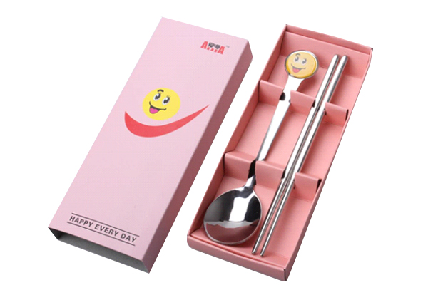 開心滴膠勺筷兩件套 型號(hào)：MR - 2208