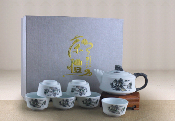 茶禮禮盒-雪花釉（虎頭款）