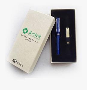 商務禮品定制--蘇州銀行禮品定制-凌美筆+16GU盤